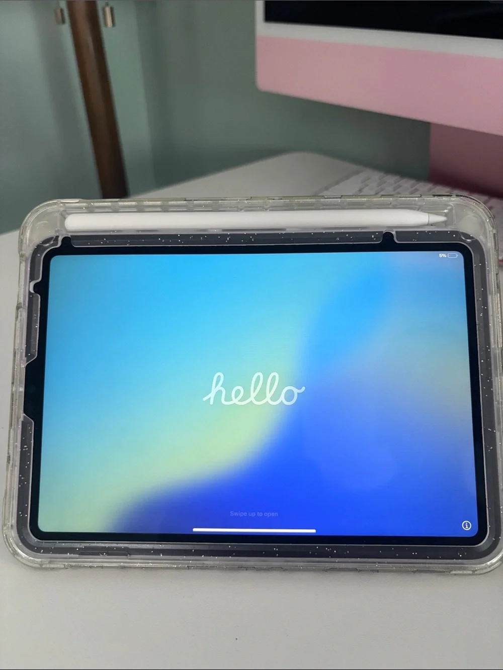 Apple iPad Mini (A17 Pro) 128GB Wi-Fi (Purple)+ Apple Pencil Pro + Amazon Case - Picture 16 of 16